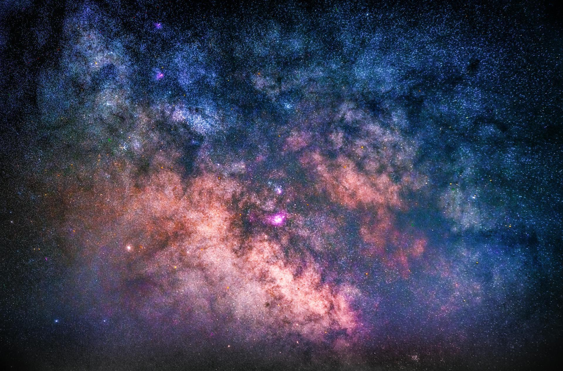 The core of the Milky Way taken by a telescope.