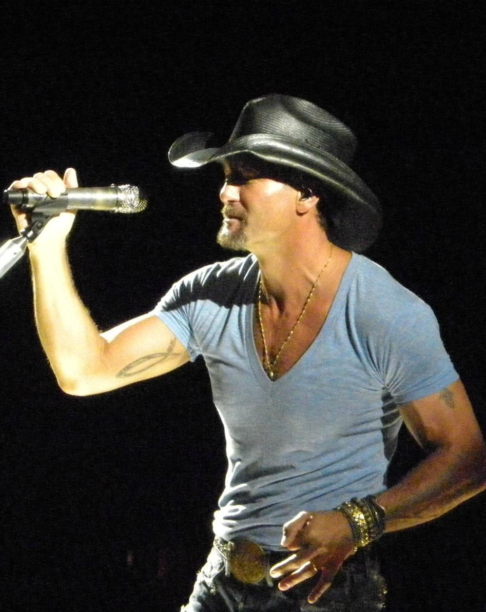 Photo of Tim McGraw performing on stage
