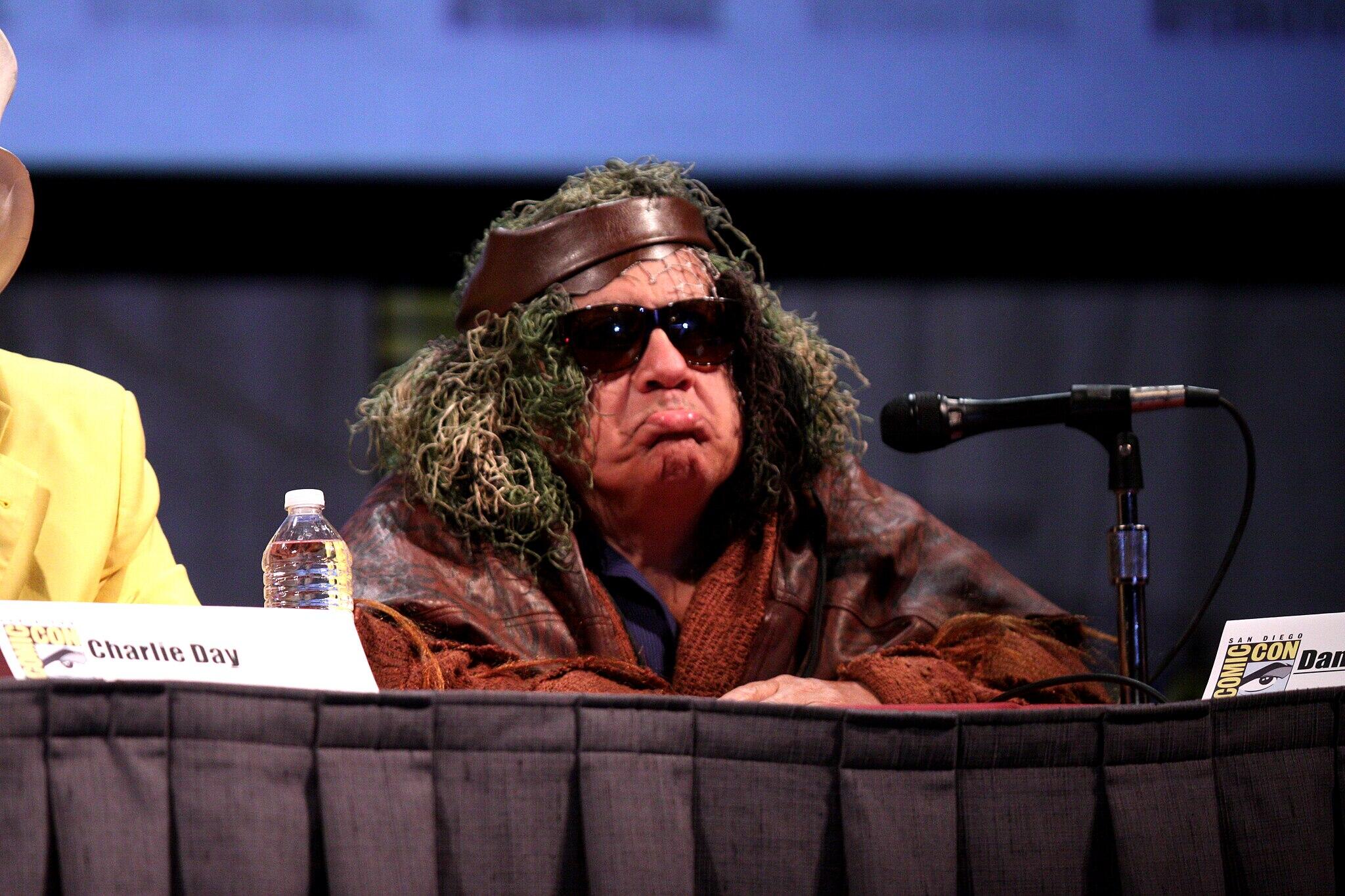 DeVito in costume.
