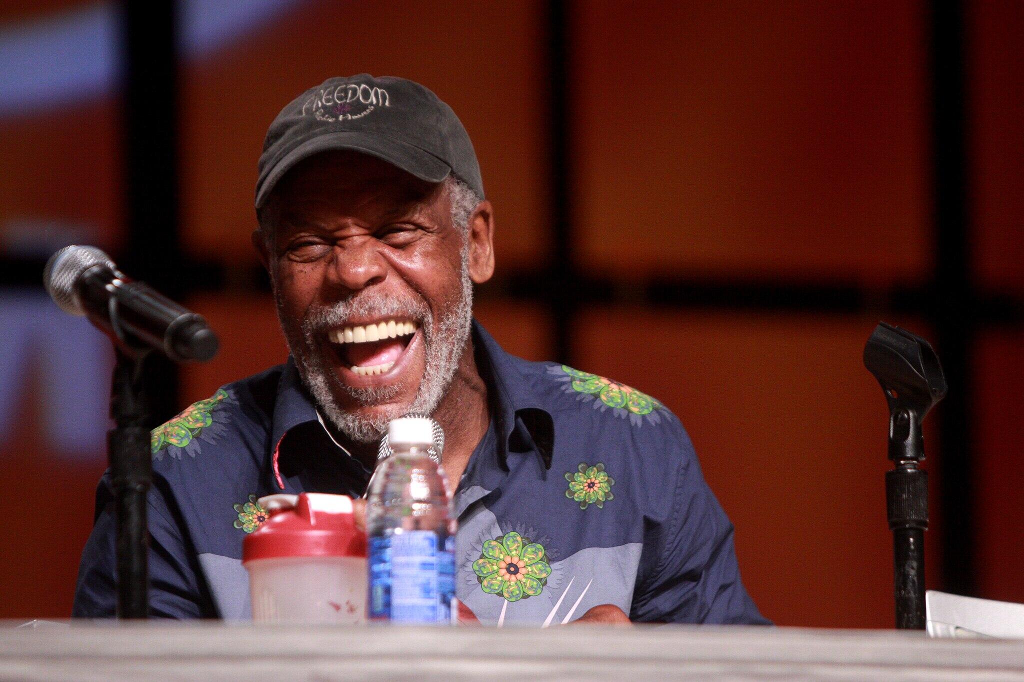 Danny Glover at a conference.