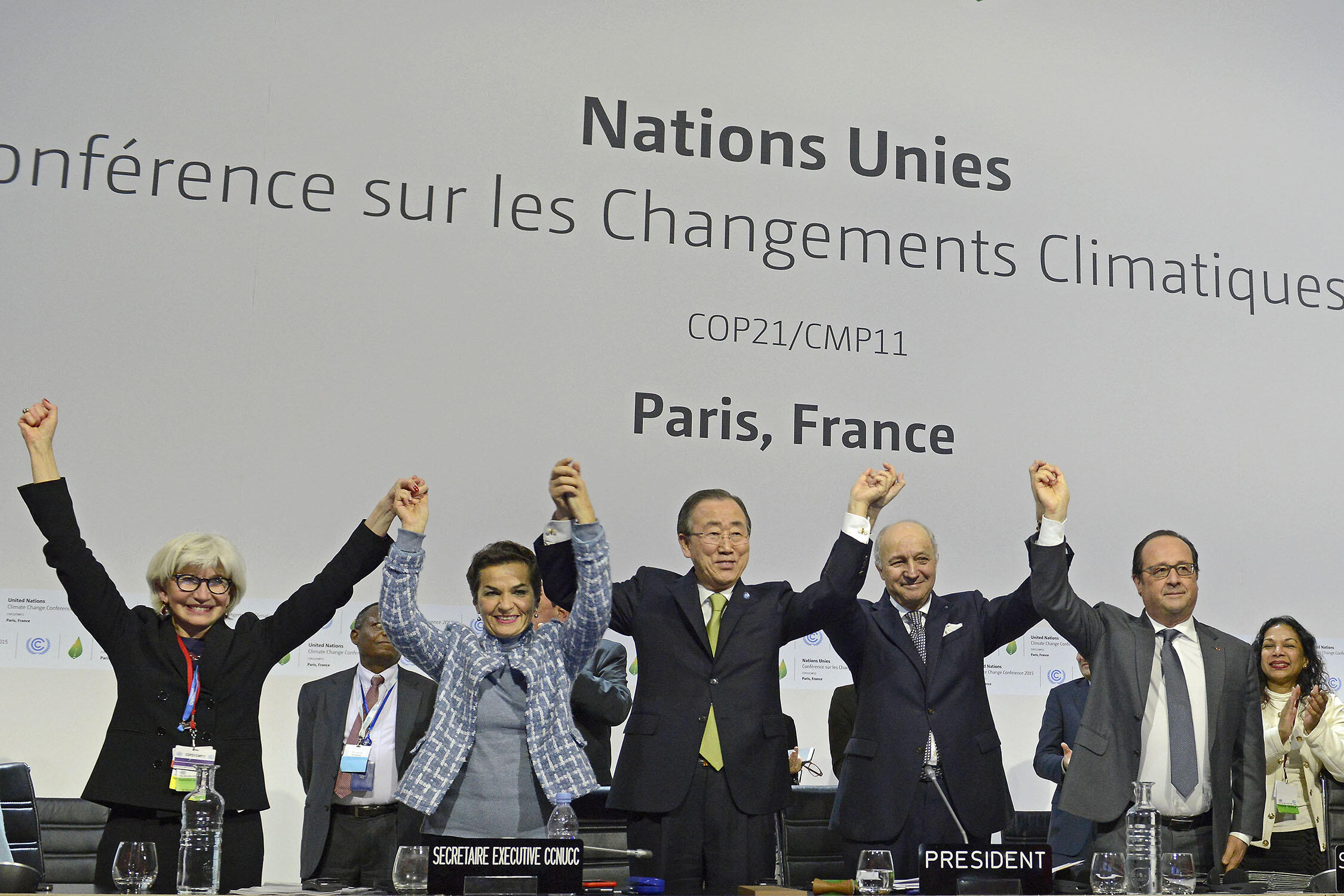 Plenary session of the COP21 for the adoption of the Paris Accord, United Nations Climate Change Conference