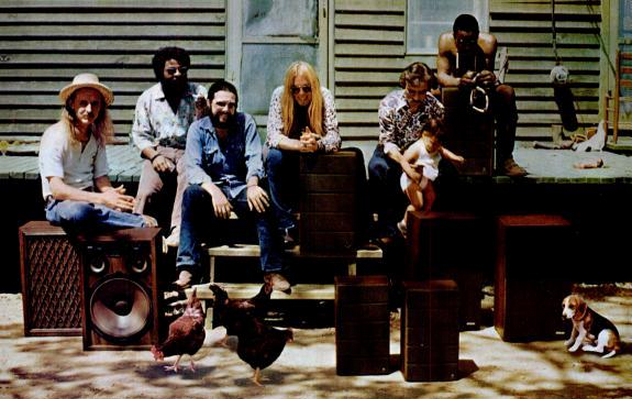 Publicity photo of Allman Brothers Band