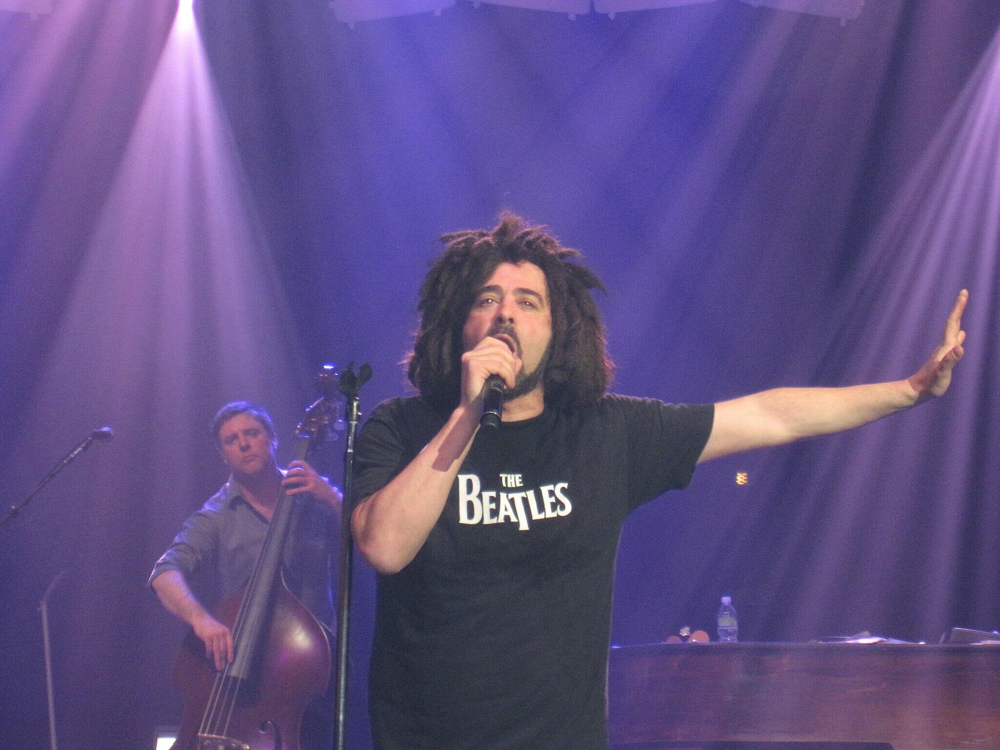 Counting Crows performing on stage