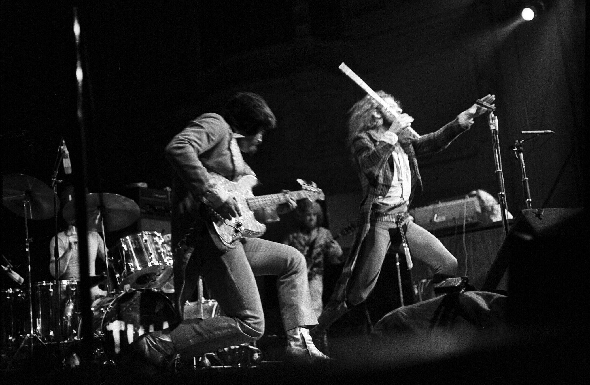 Jethro Tull performing on stage