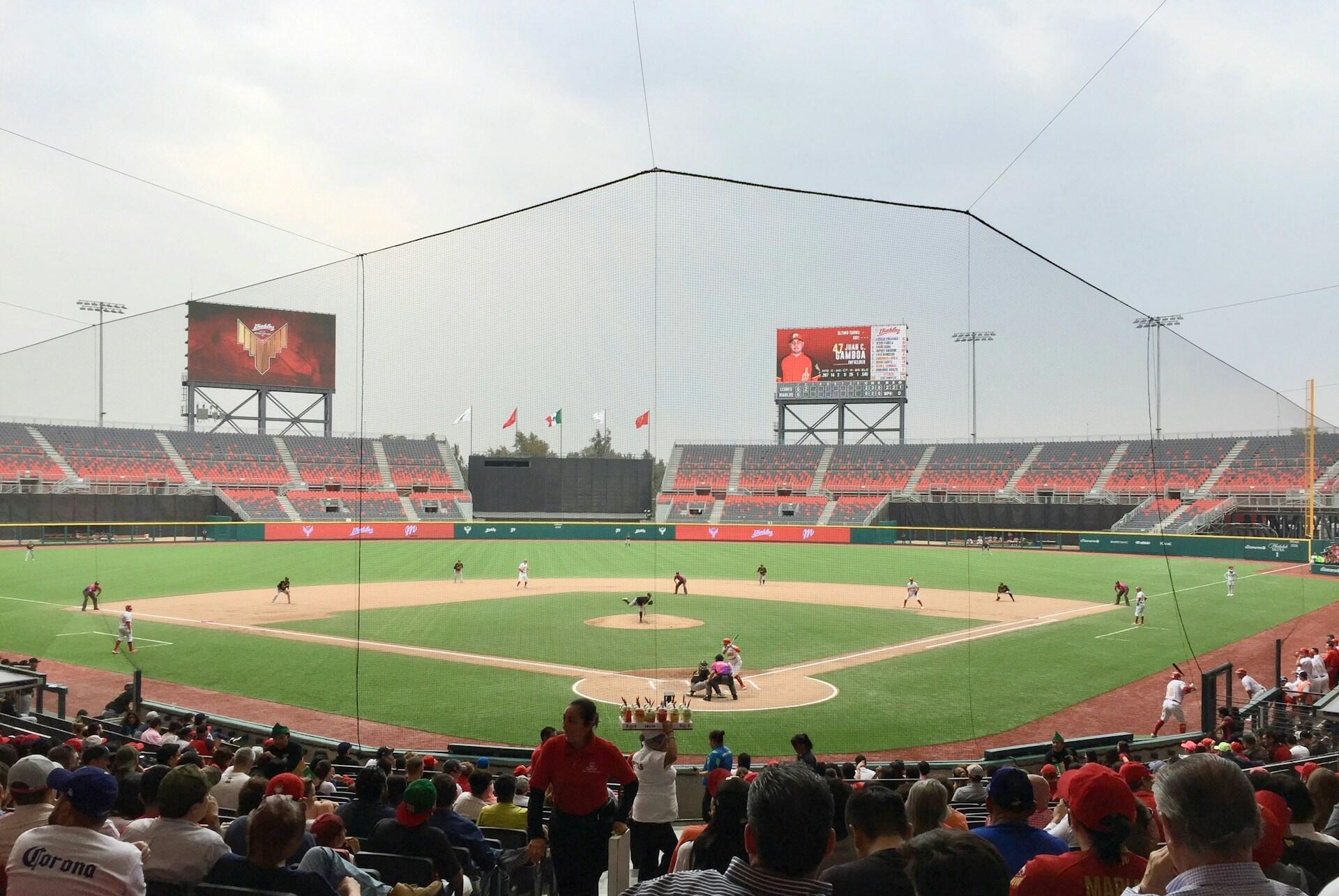 Baseball court in Mexico.