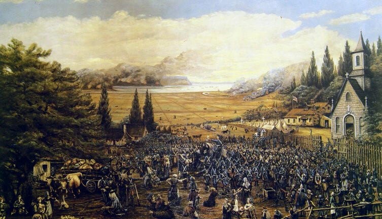 A painting by George Craig.