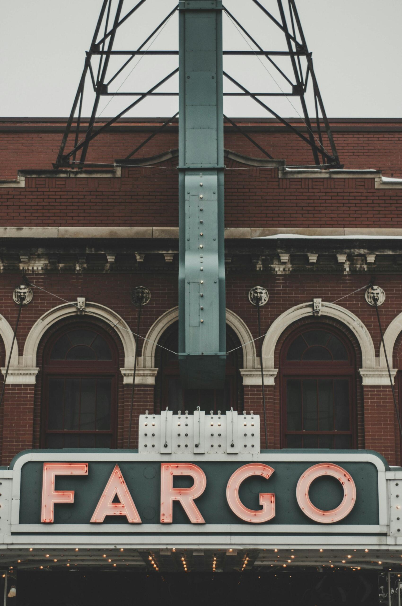 photo of the Fargo theater sign