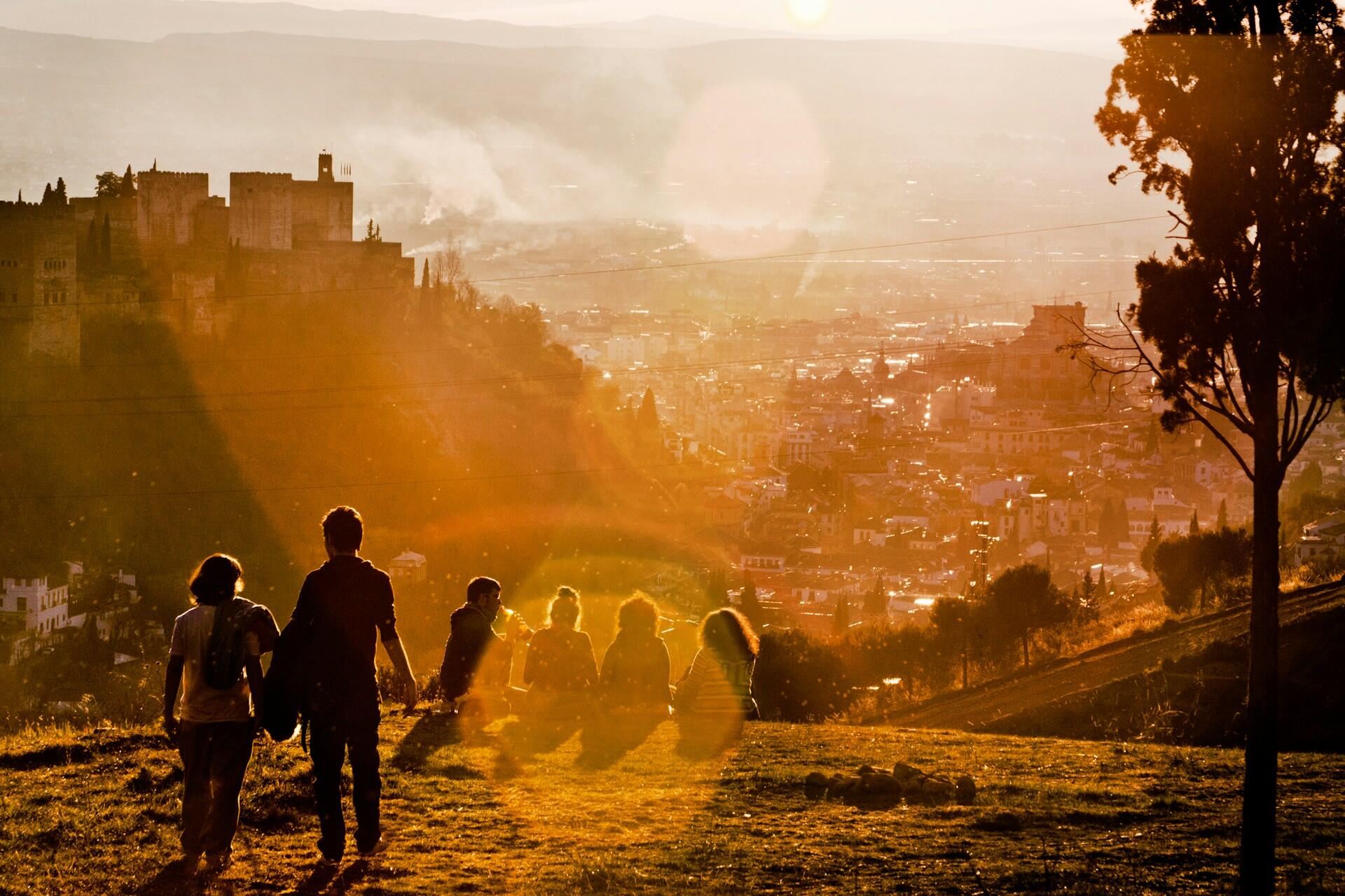 A view over Granada, Spain.