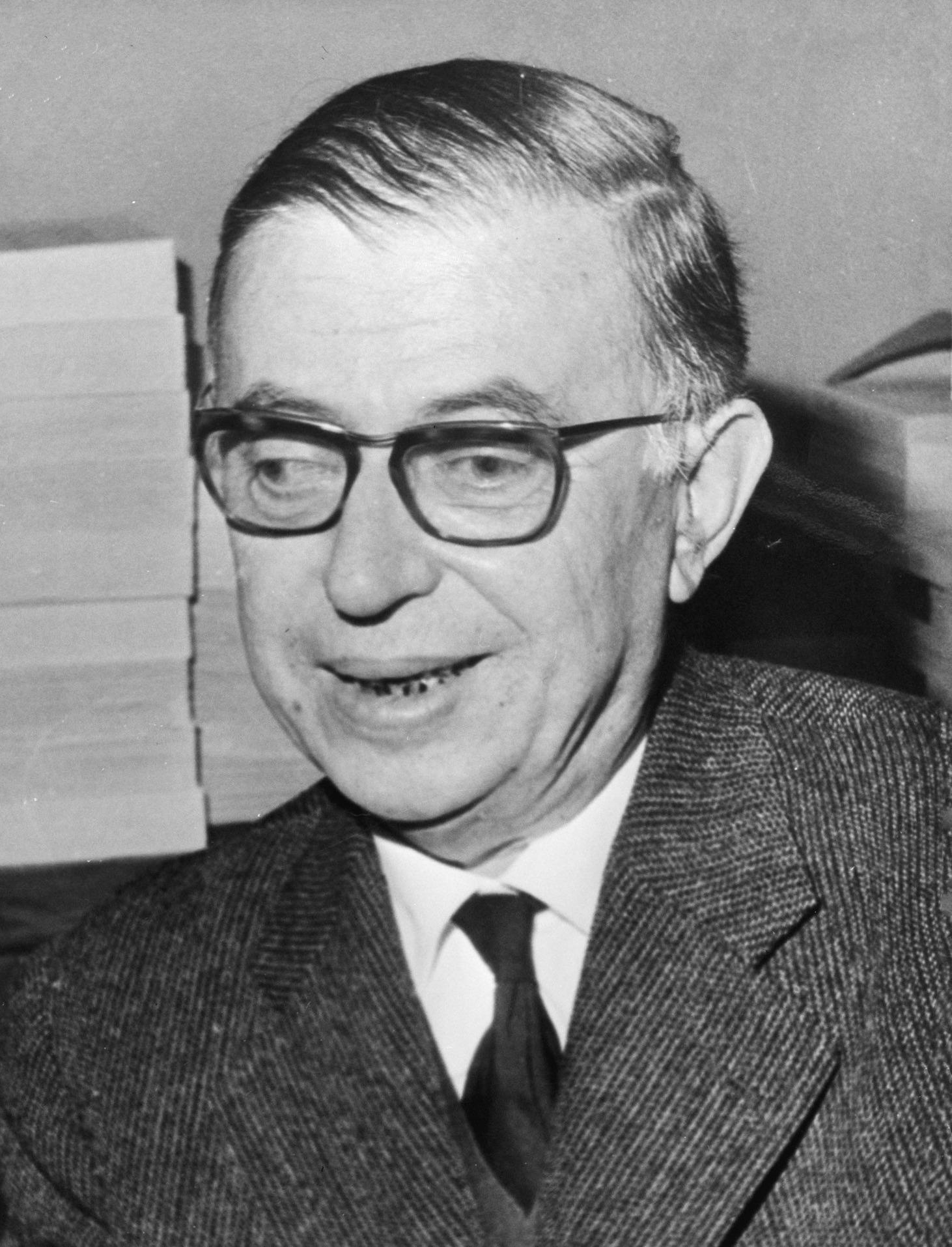 Jean-Paul in a black and white portrait.