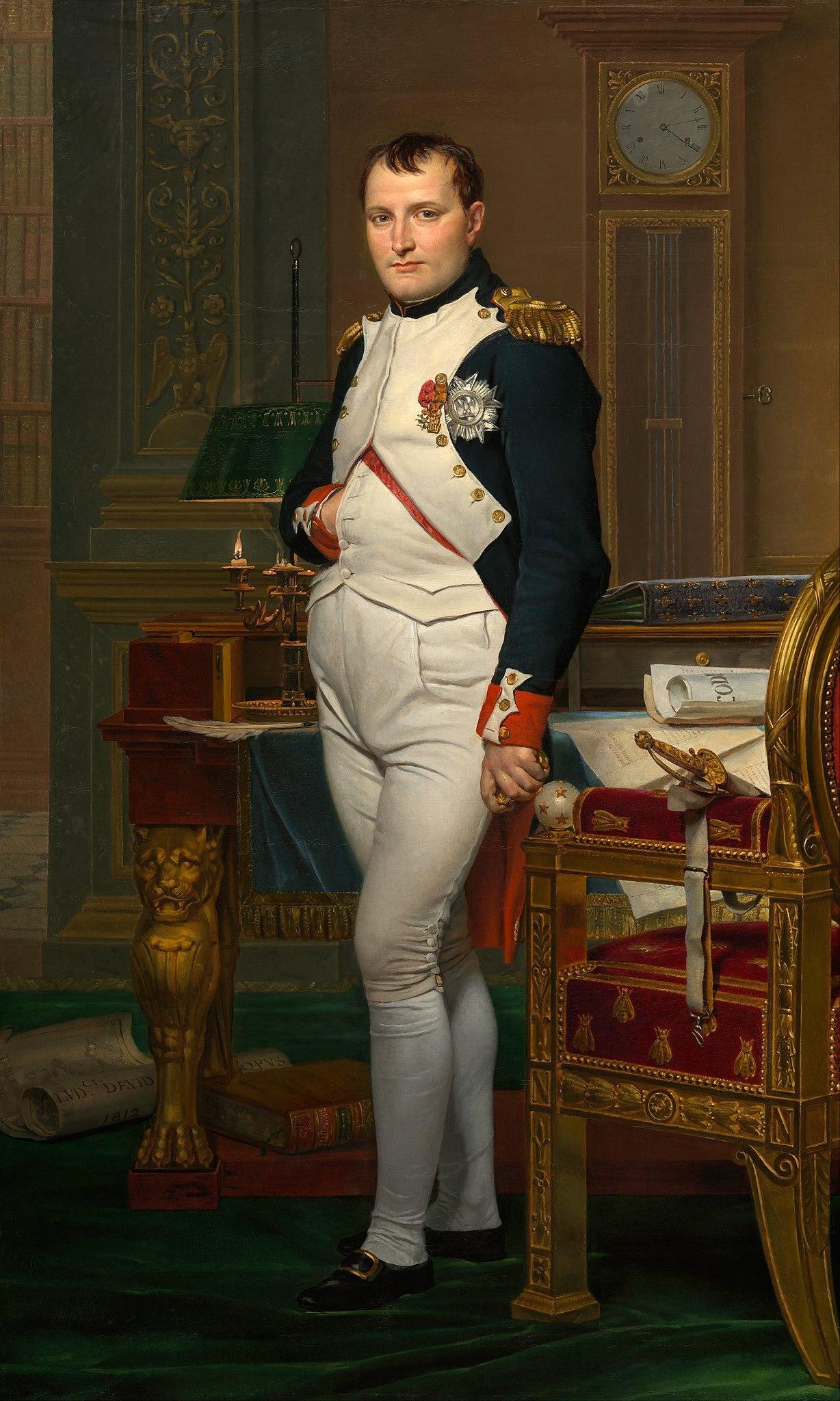 A painting of Napoleon Bonaparte