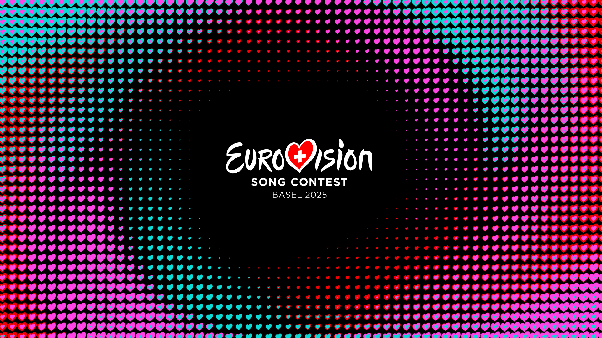 A Eurovision 2025 sign.