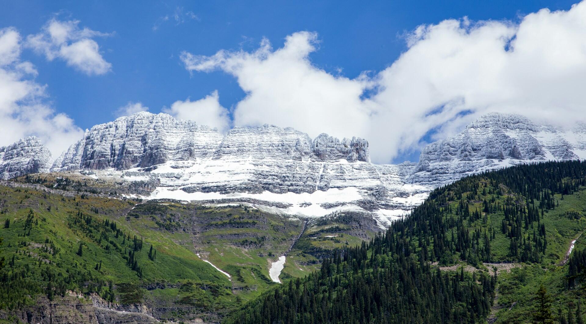 A glacier in Glacier National Park.