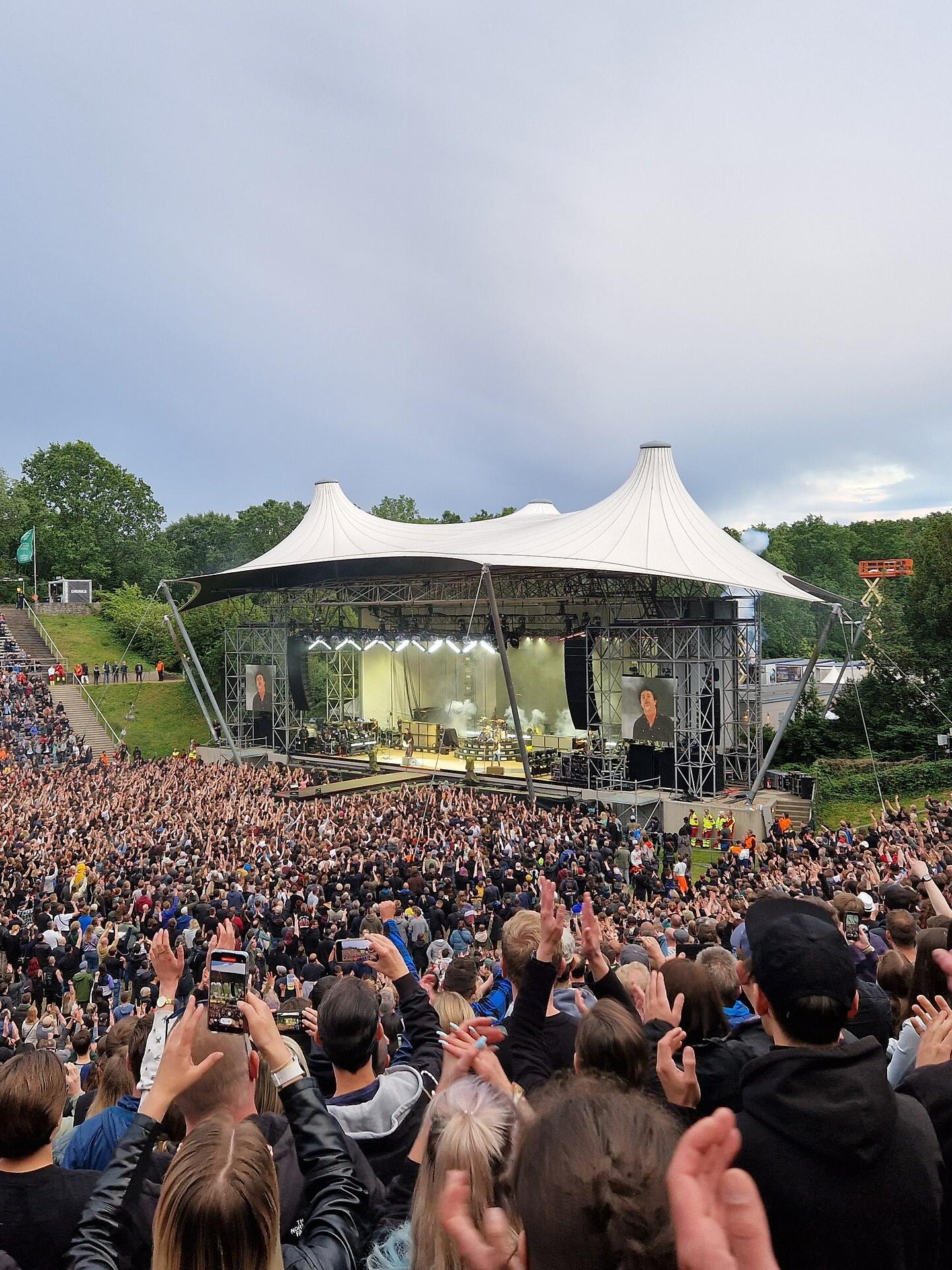 A Green Day concert in 2022.