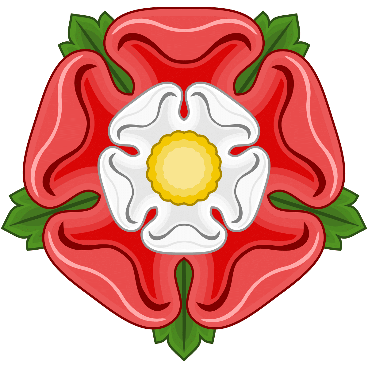 The Tudor symbol, the Union Rose