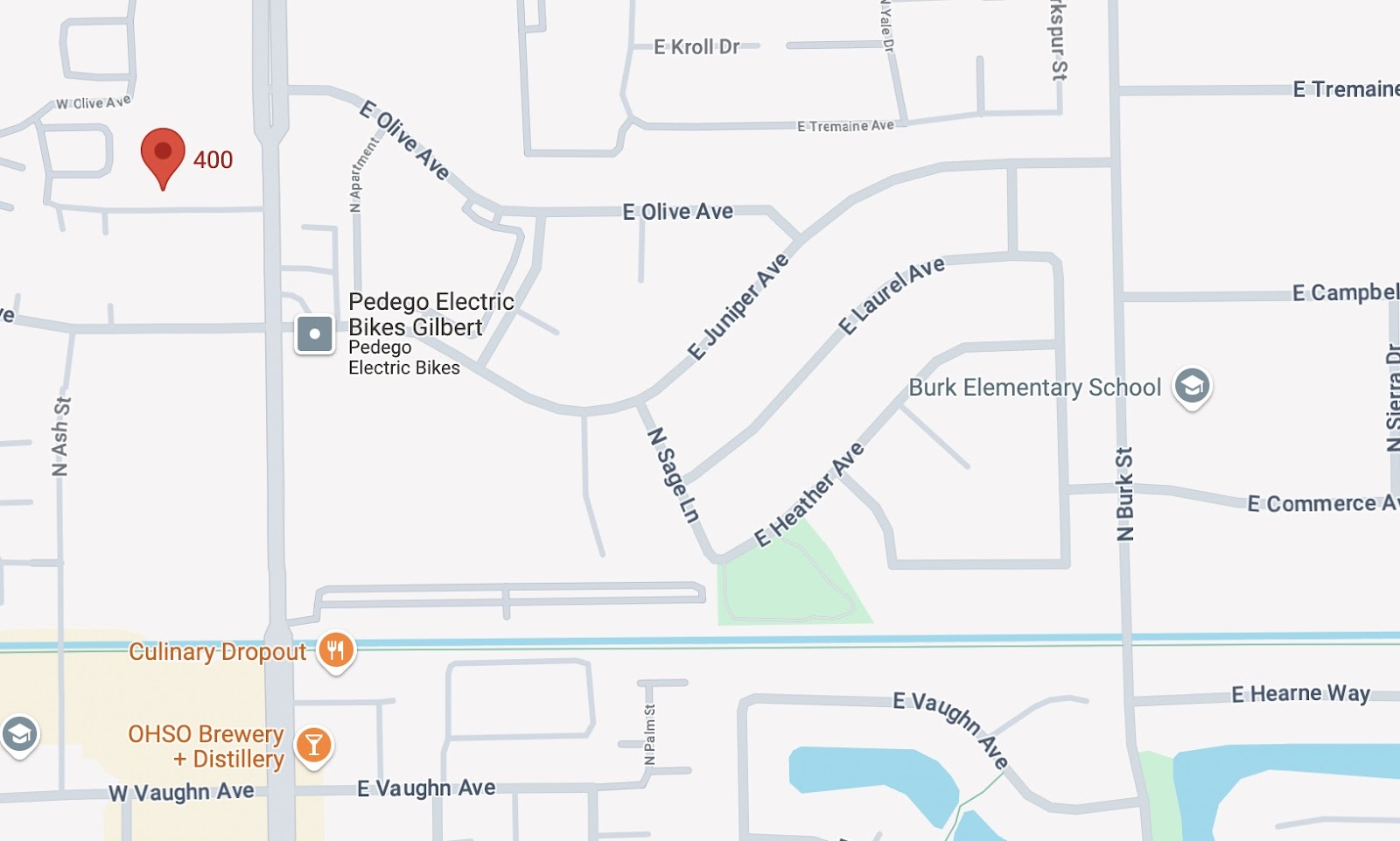 Location of Hammer and Strings Conservatory