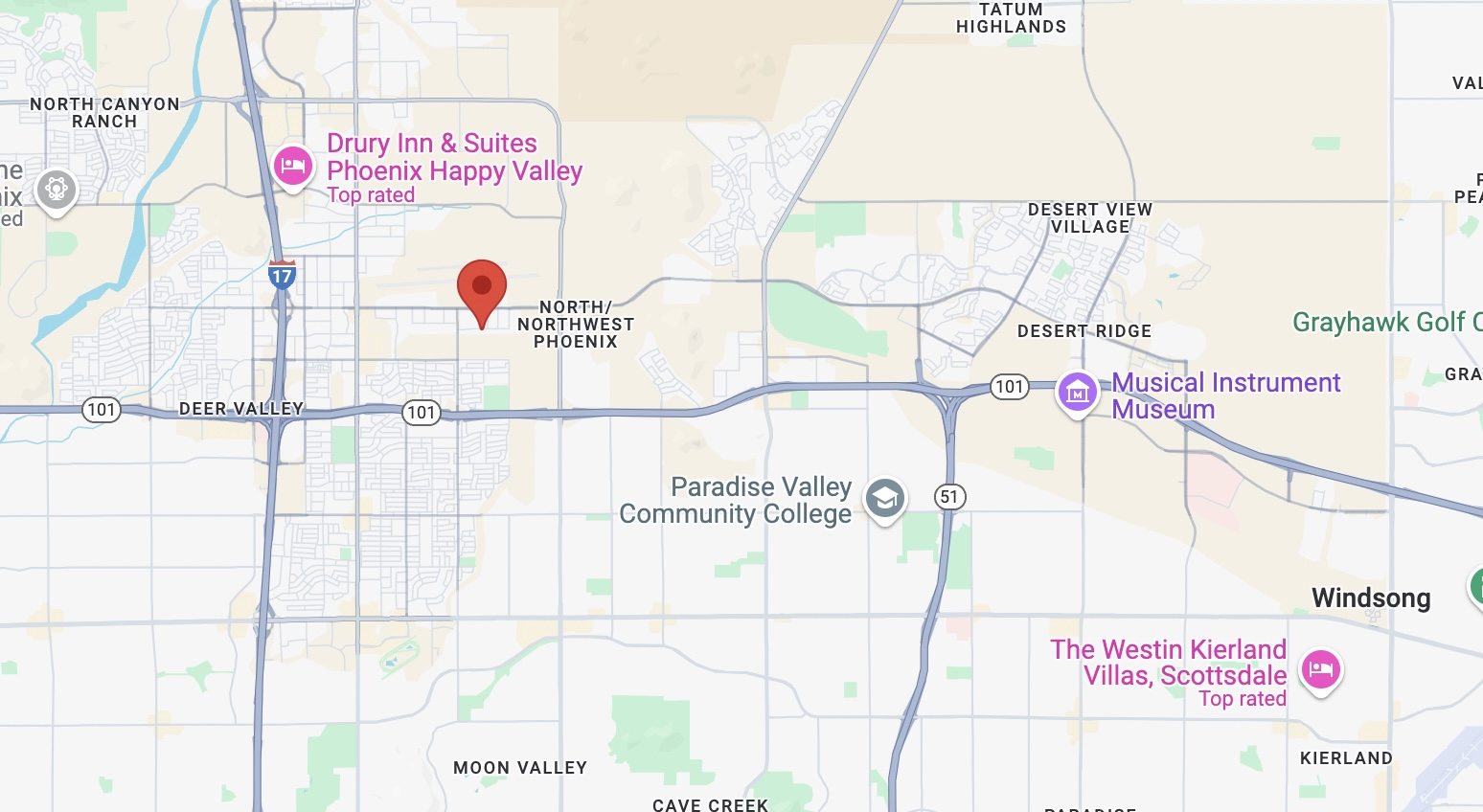 Location of Strum Music school.