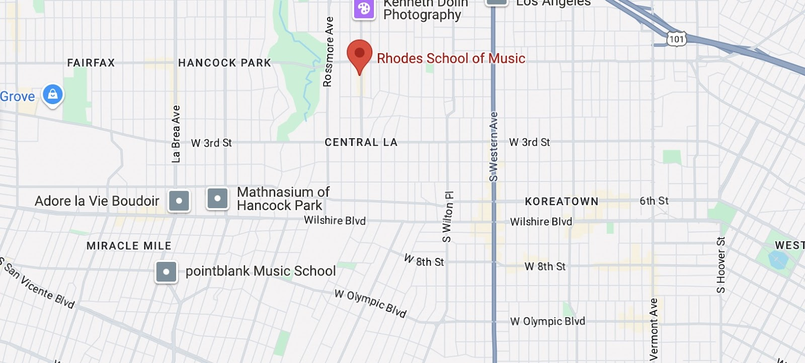 Rhodes School of Music location