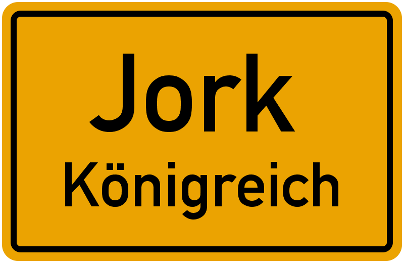 A yellow sign in German.