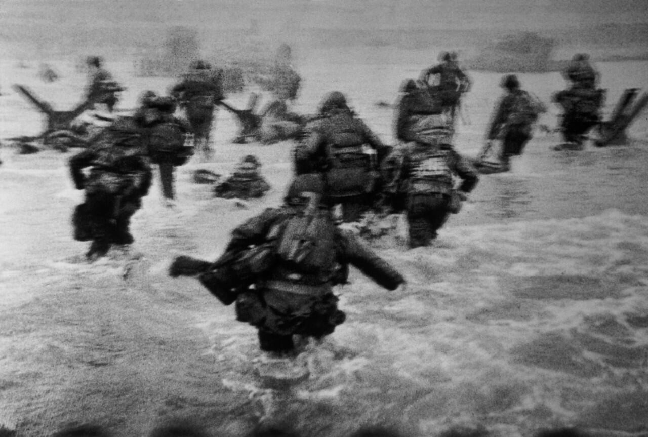 Omaha Beach D DAY photo.
