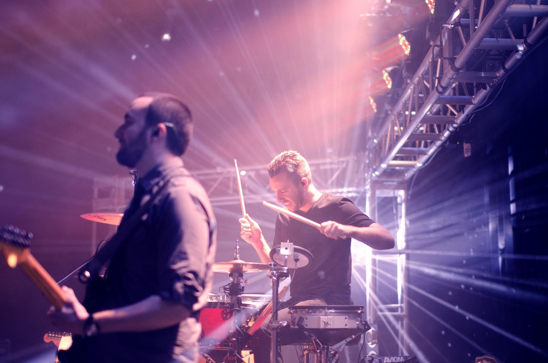 What is the rhythm section of a band?