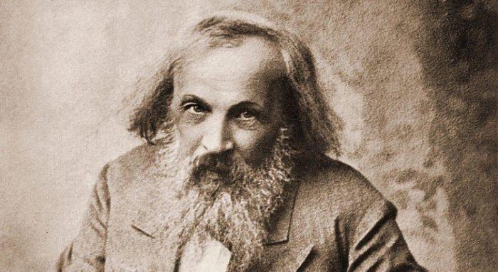 Mendeleev looks at his photographer. A brilliant scientist.