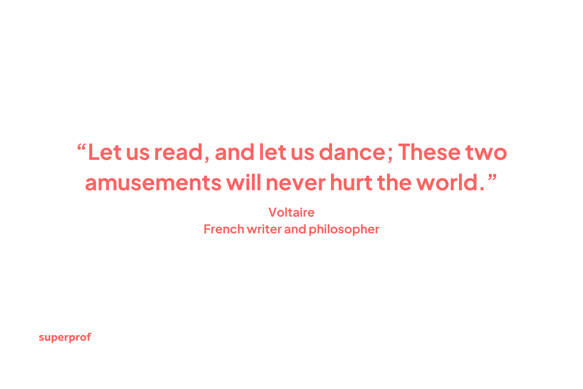 A Superprof quote graphic