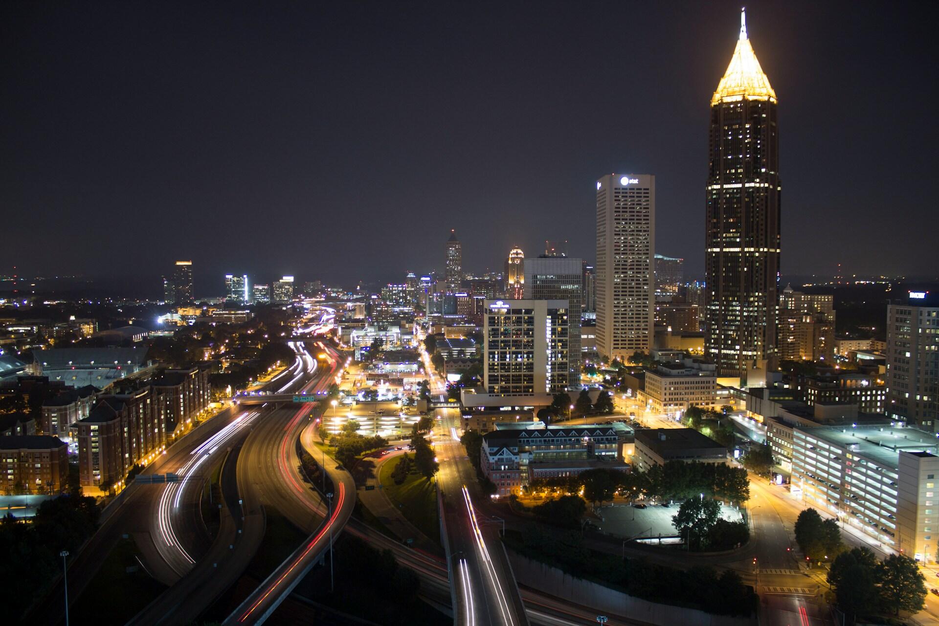 A view over the Atlanta skyline.