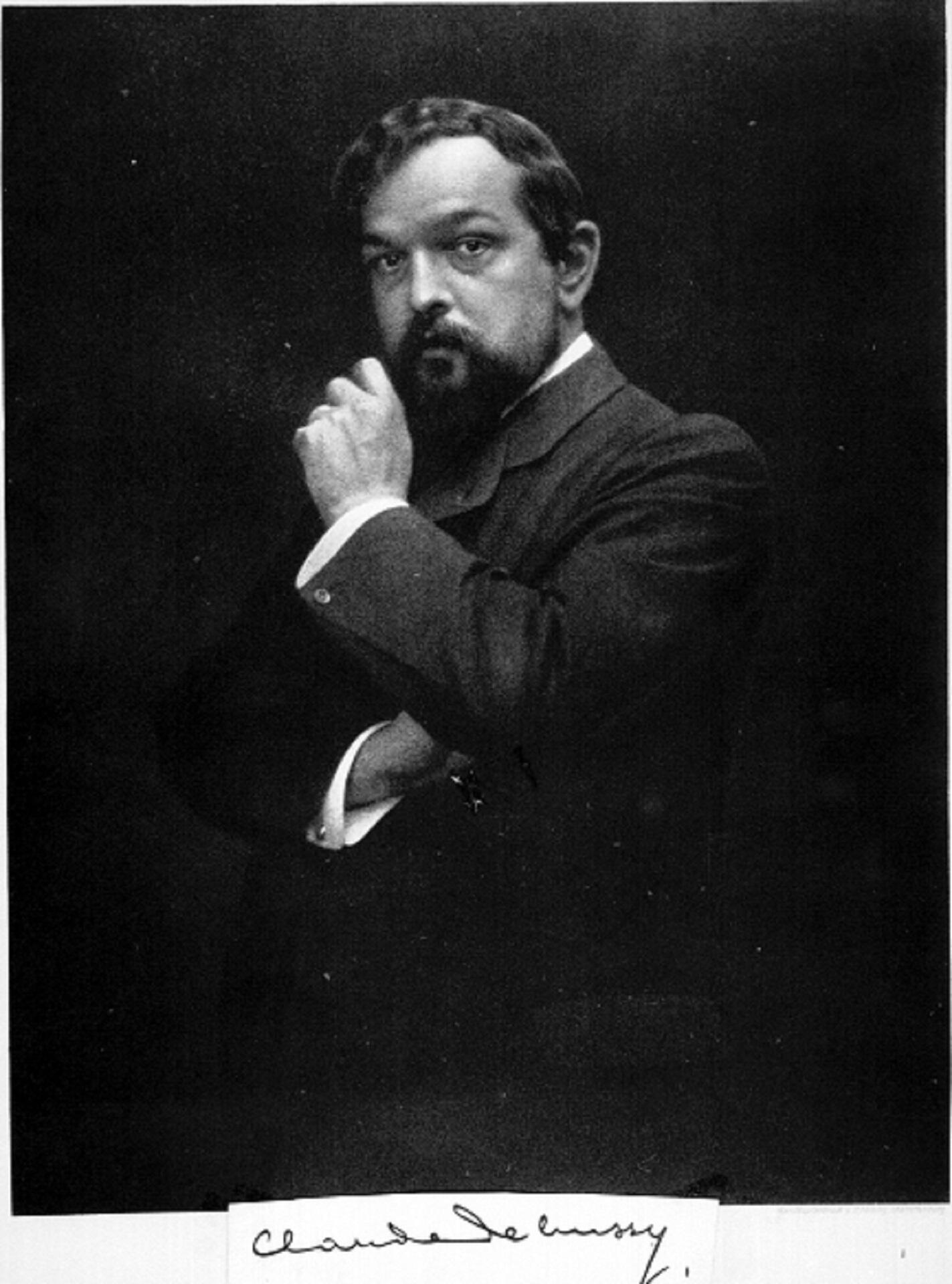 A portrait of Claude Debussy
