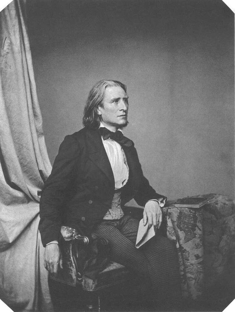 Franz Liszt in 1858