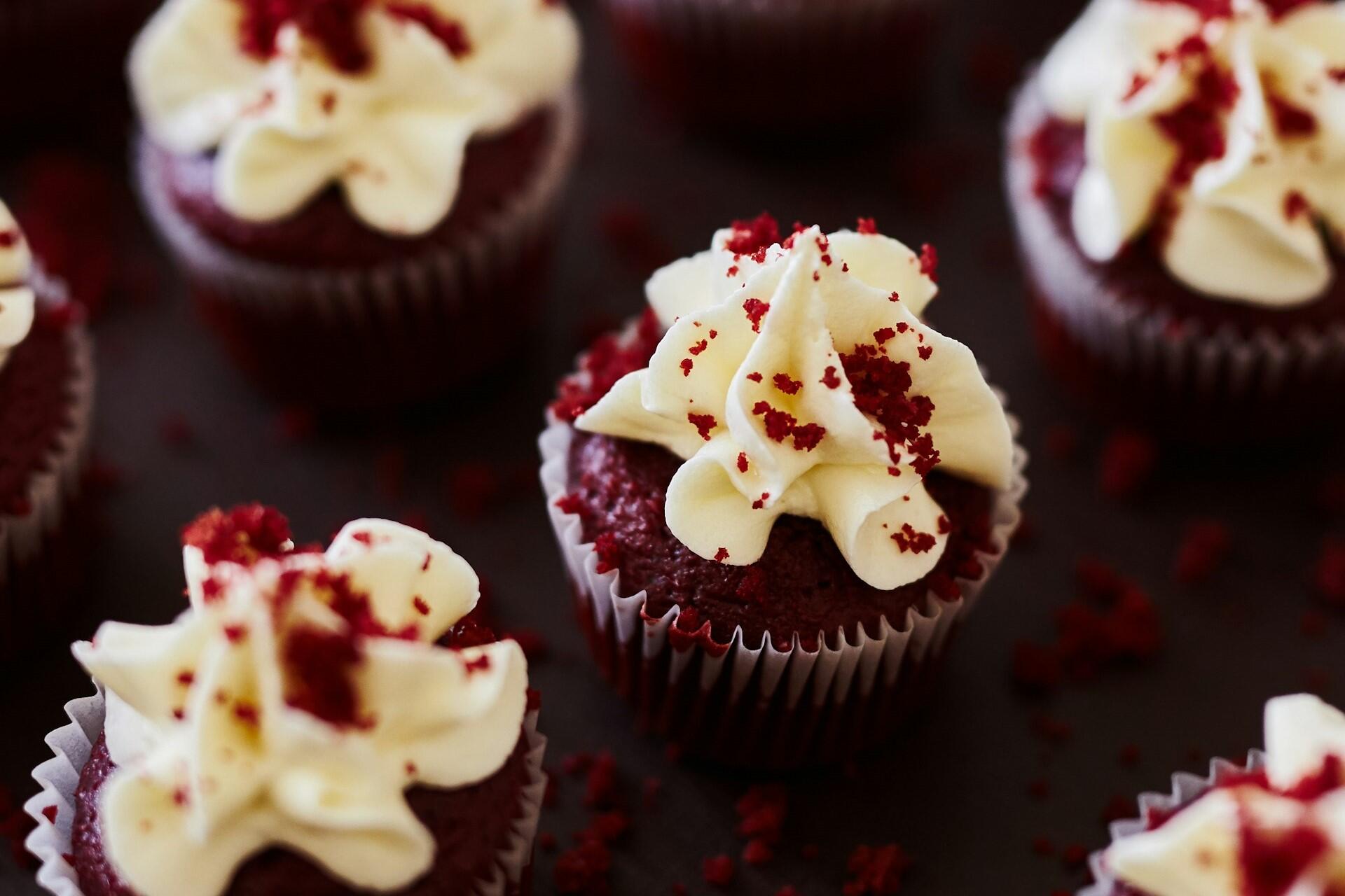 Red velvet cupcakes.
