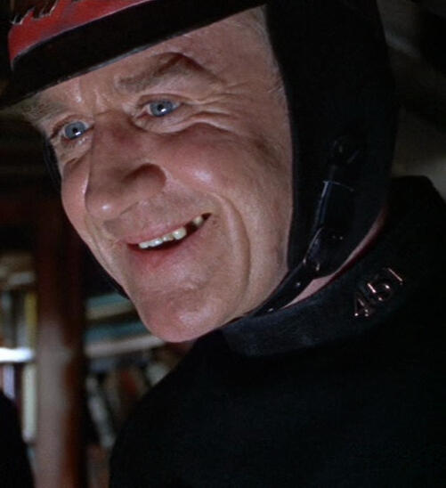 film still of Captain Beatty from the 1966 production