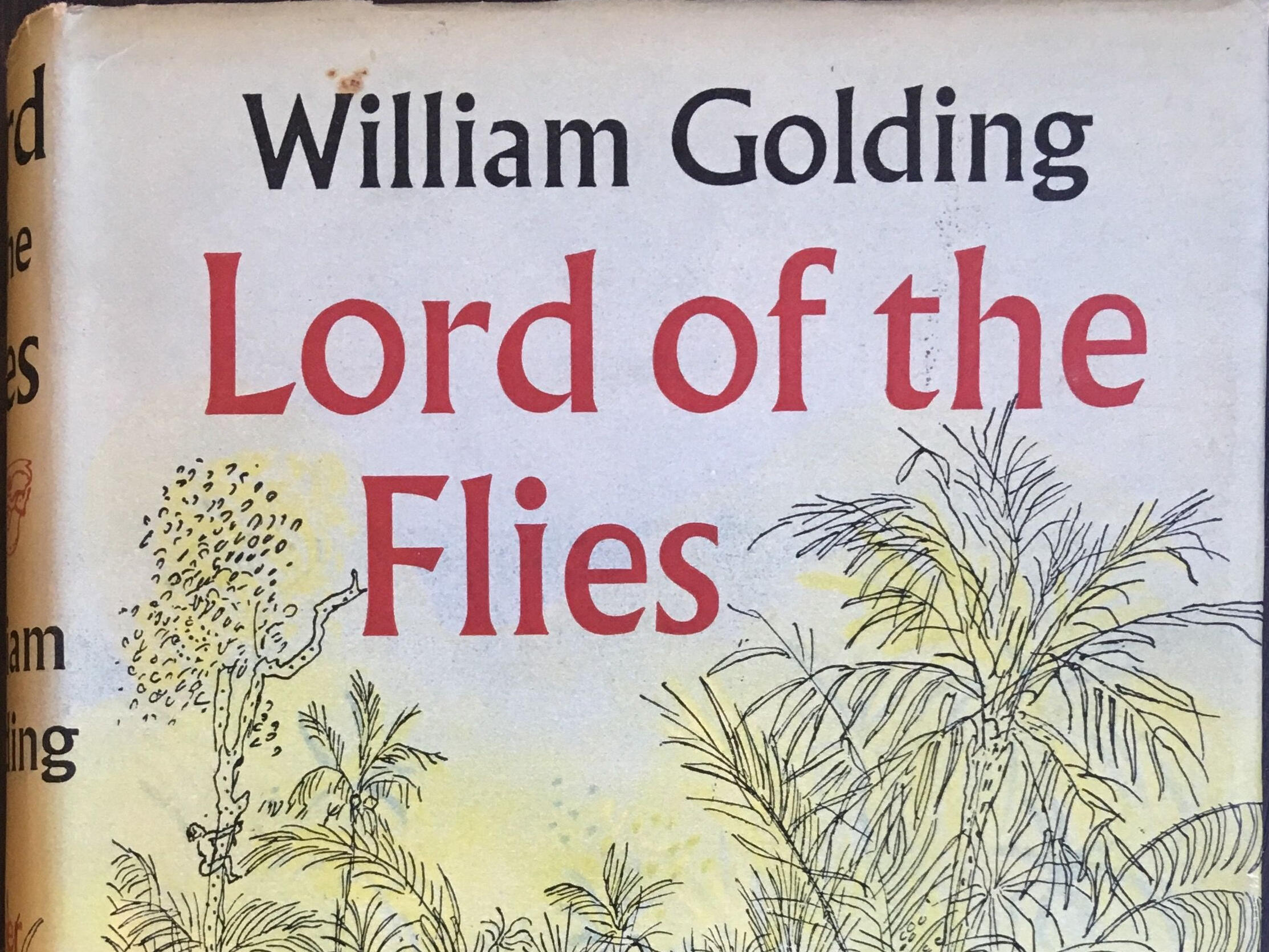 first edition version of Lord of the Flies book cover