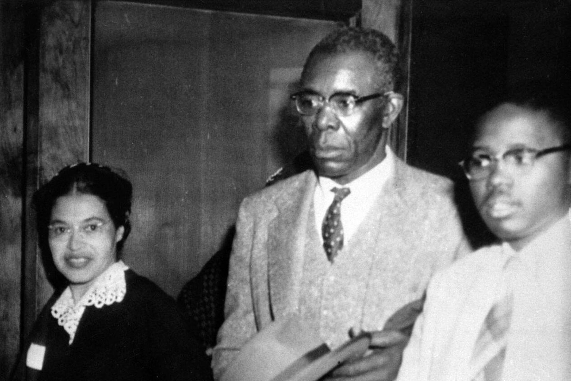 Rosa Parks with E.D. Nixon