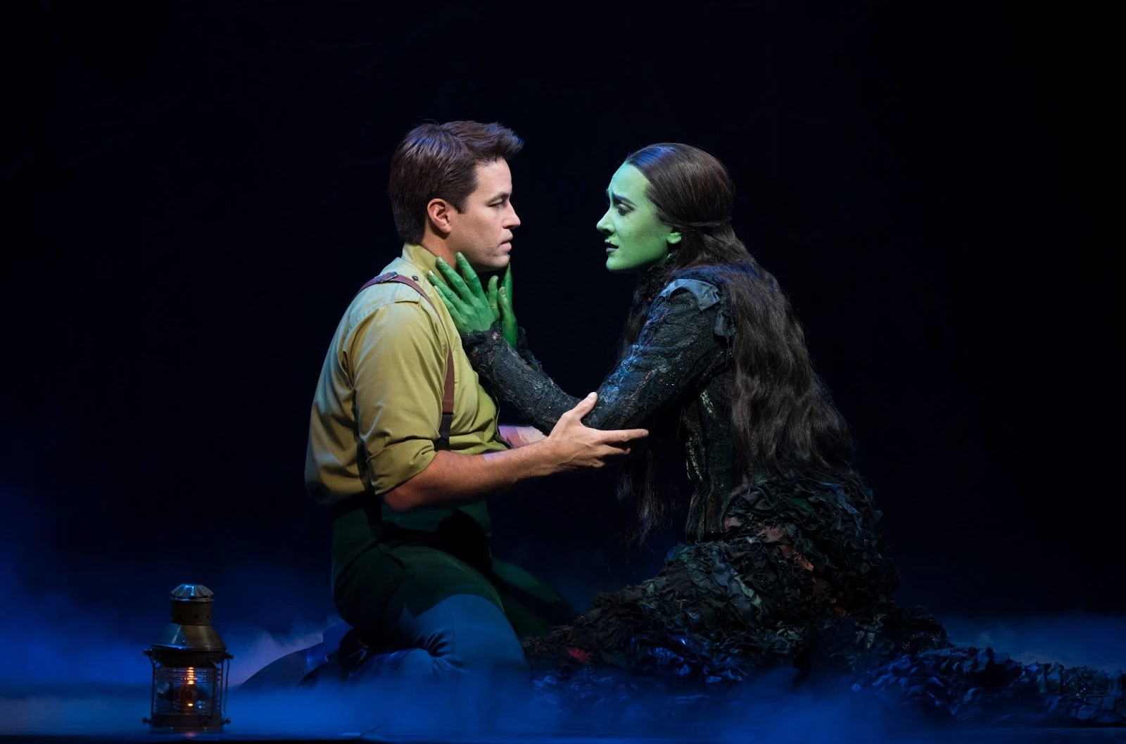 Fiyero and Elphaba in the musical after they run away together.