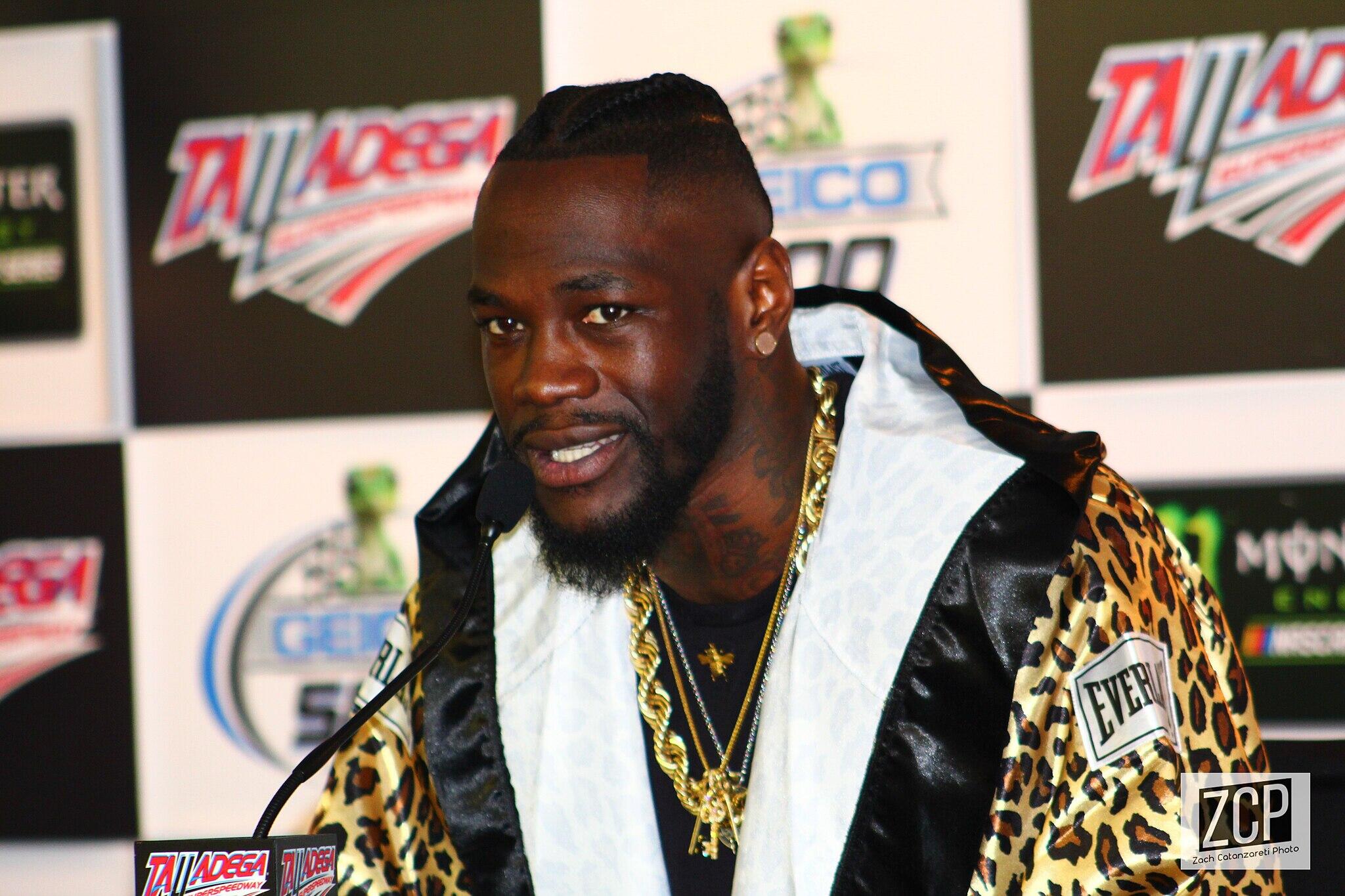 Deontay Wilder in 2018.