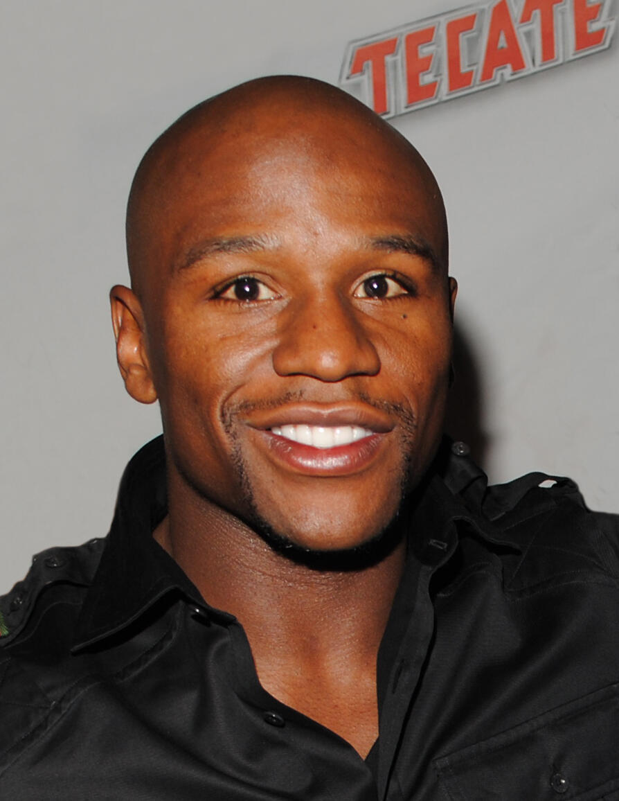 A portrait photo of Floyd Mayweather Jr.