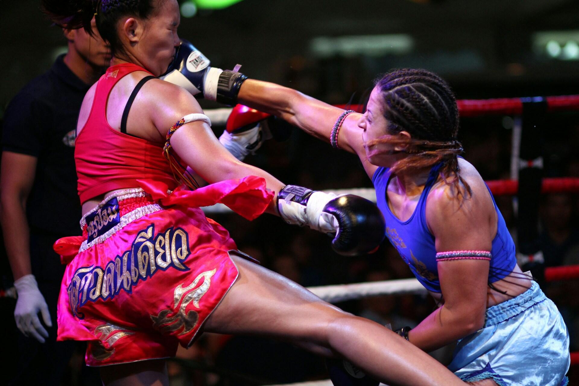Women's boxing ring.