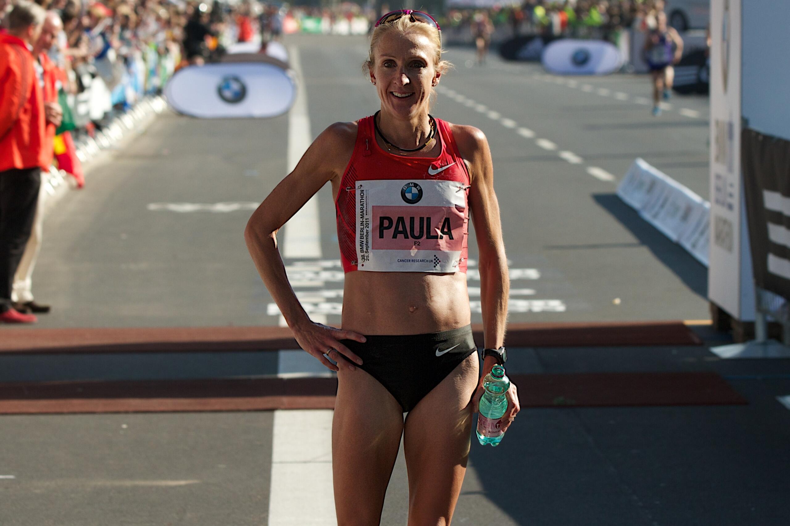 Paula Radcliffe at the Berlin Marathon 2011