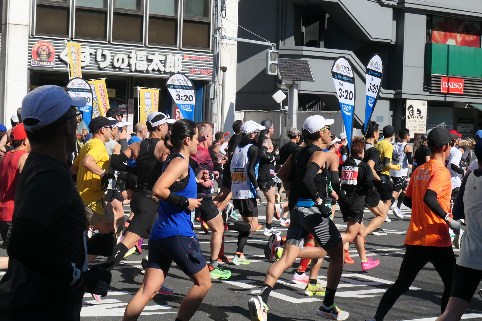 Tokyo Marathon 2024 runners