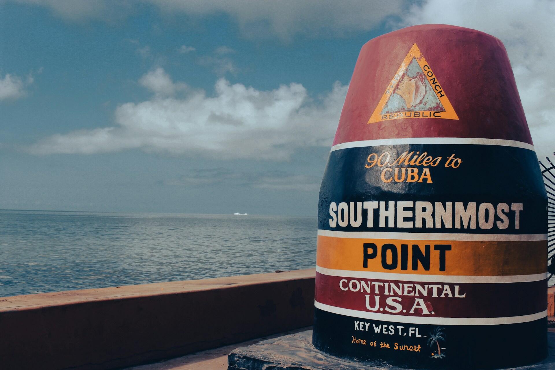 Key West highlight, southernmost point in continental USA