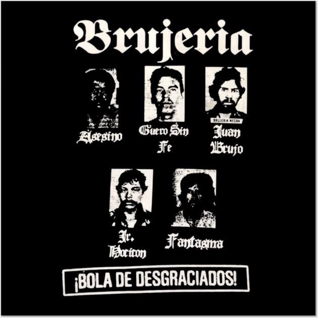 BrujerĂa Mexican metal band poster