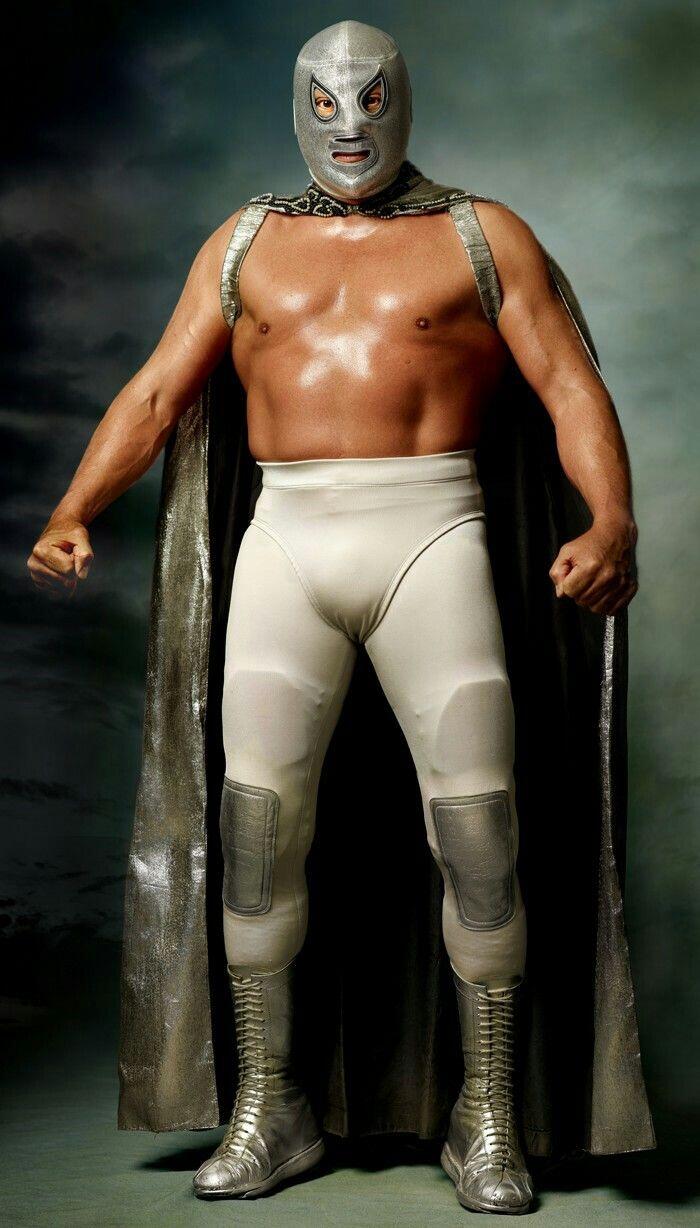 El Santo with his professional wrestling uniform
