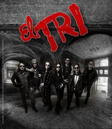 portrait of all members of the music group El Tri