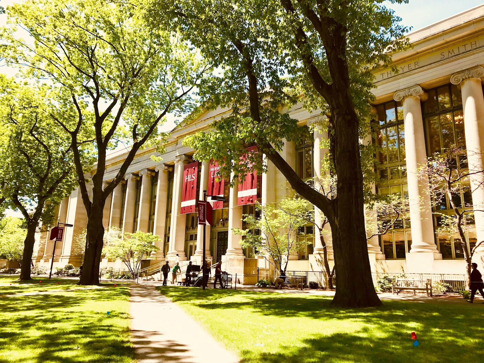building on the campus of Harvard Law School