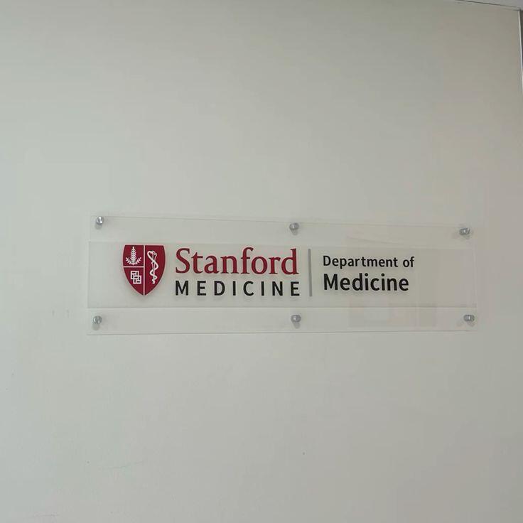sign saying Stanford Medicine, Department of Medicine