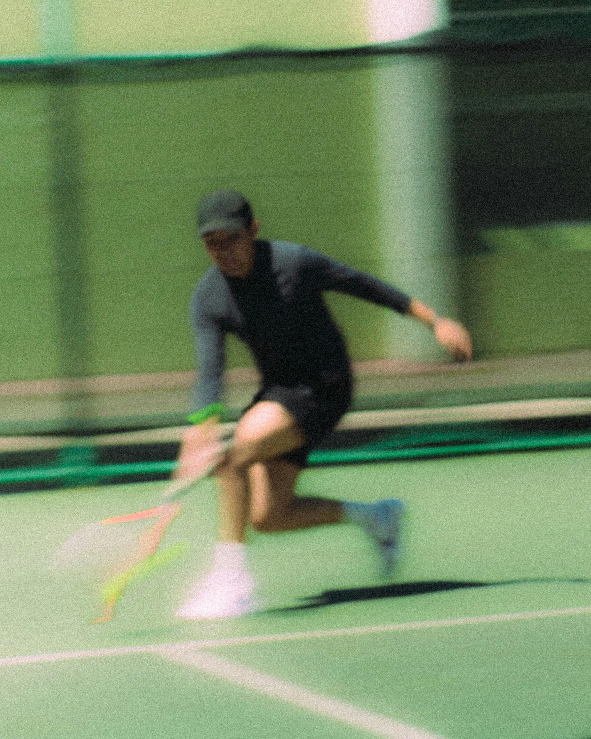 Tennis player photographed by Sebastian Monroy