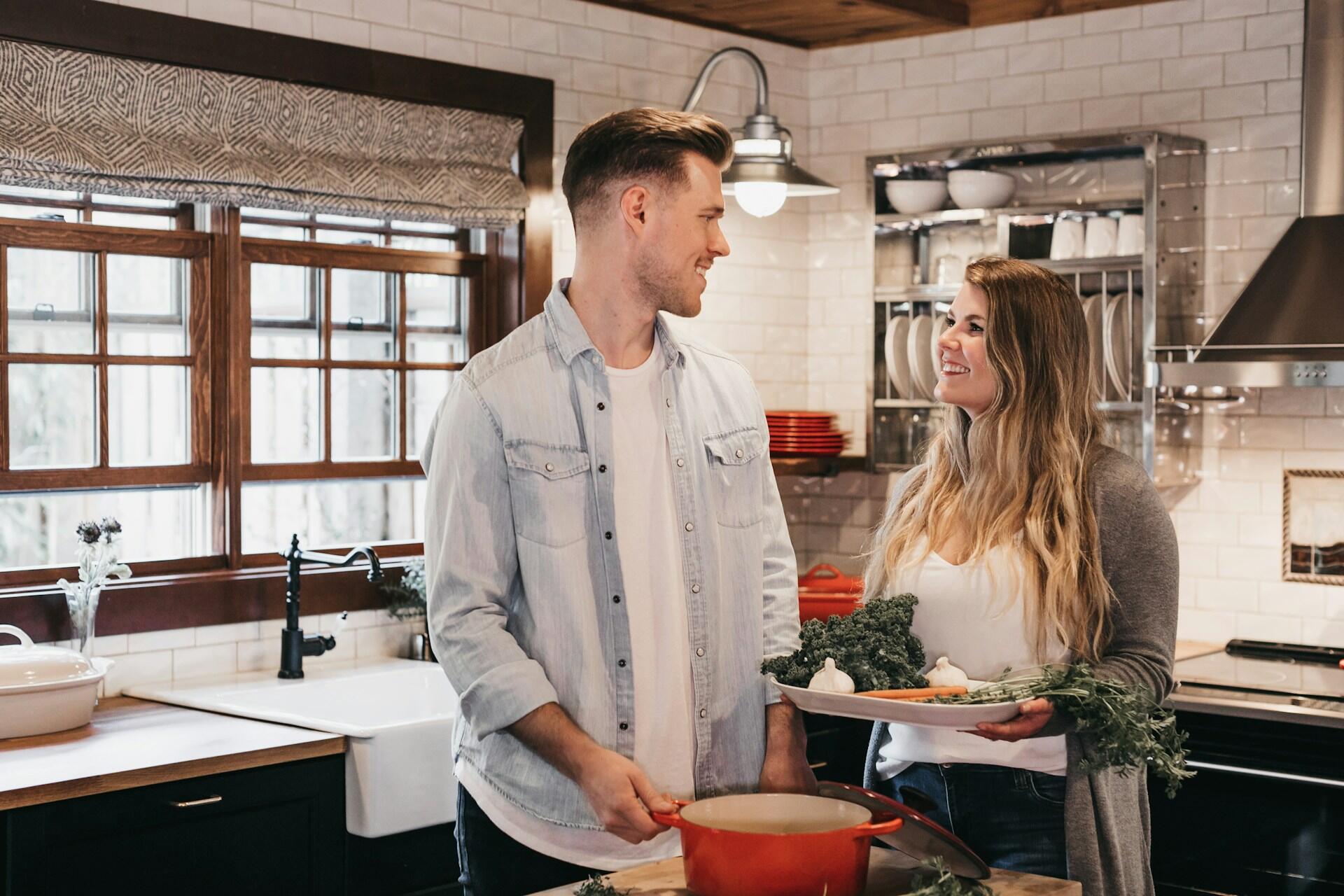Personas cocinando