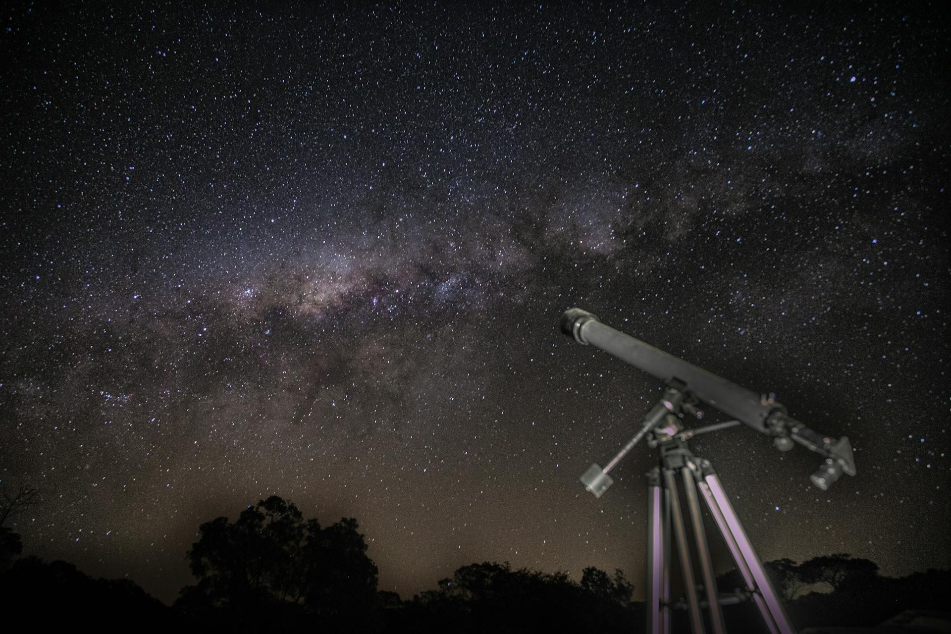 estrellas y telescopio