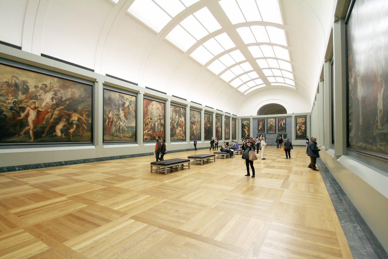 Exhibición de un museo