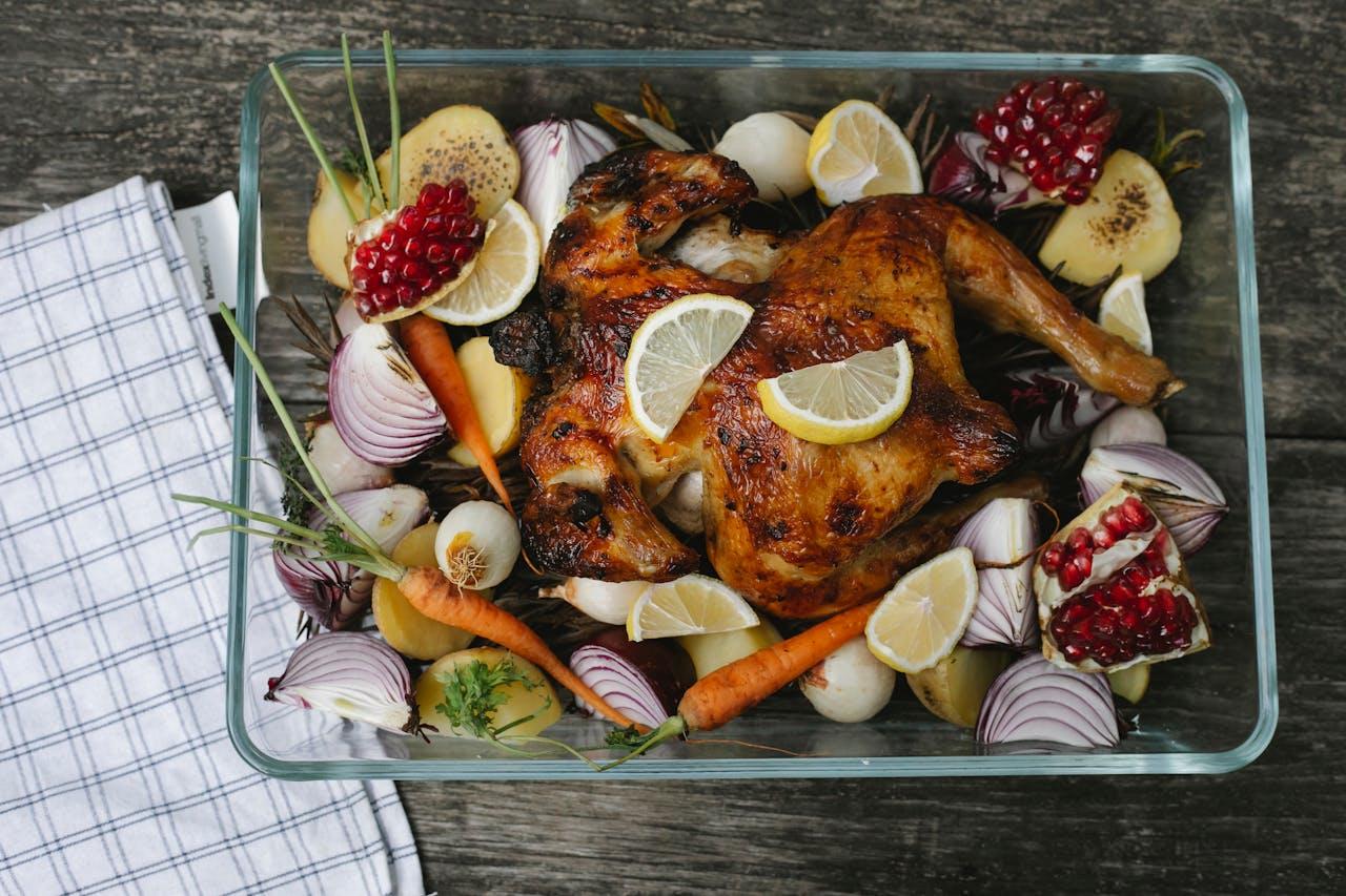 Pollo con verduras